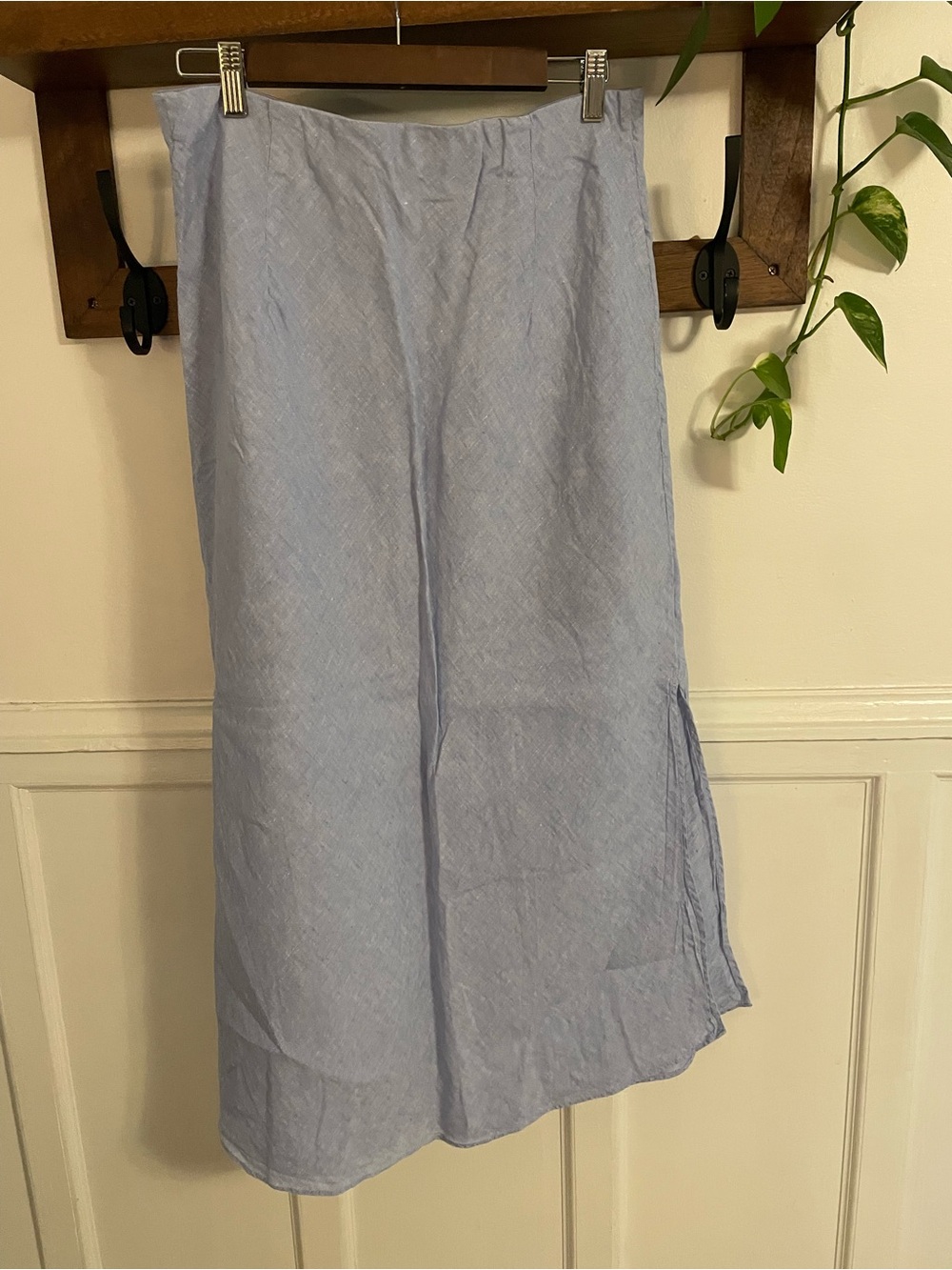 Jcrew Light Blue Women’s Linen-Blend Skirt